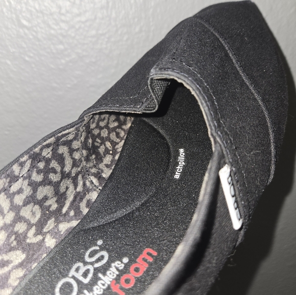 Sketchers Peace & Love Black Bobs Memory Foam Size 9 - Picture 13 of 13